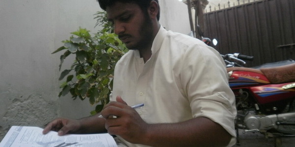 Shah during practice test